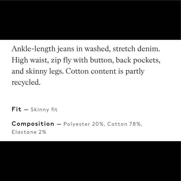 H&M skinny jeans - Picture 2 of 2